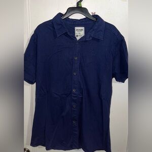 YoungLA Navy button down